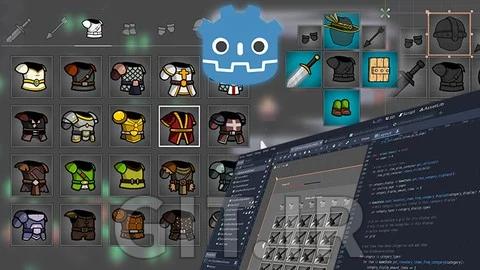 مسترکلاس رابط کاربری Godot: ساخت یک سیستم موجودی پویا