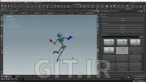پکیجینگ ریگ KineFX در Houdini