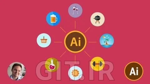 چگونه در 15 دقیقه آیکون‌های فلت دیزاین را در Illustrator بسازیم؟