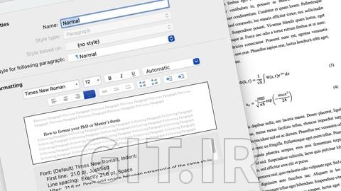 چگونه پایاننامه دکتری یا کارشناسی ارشد خود را با Microsoft Word قالببندی کنید؟
