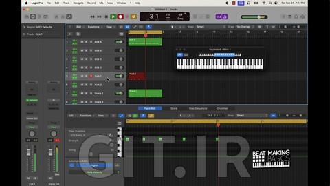 چگونه در Logic Pro 10.8 بیت بسازیم؟