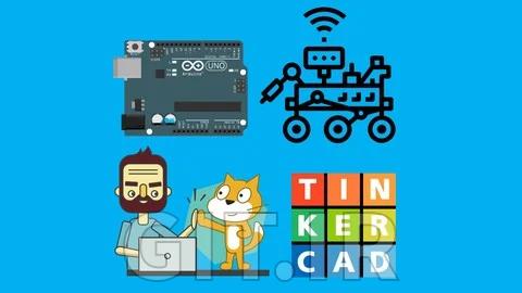یادگیری مدارها با Tinkercad: طراحی ربات‌های مبتنی بر Arduino