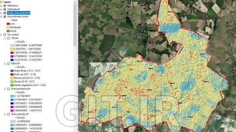 یاد بگیرید چگونه مناطق پتانسیل آب زیرزمینی را پیدا کنید /GIS/RMS/ArcGIS