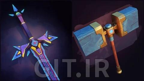 یادگیری ساخت آرت استایل دهی شده برای بازی: Blender و Painter