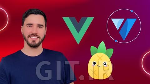 یادگیری Vue3 ،Vuetify3 ،Pinia و Bootstrap با 3 پروژه