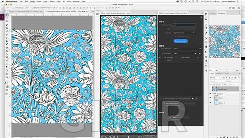 طراحی الگوهای لاین آرت با Illustrator ،Photoshop و ATD