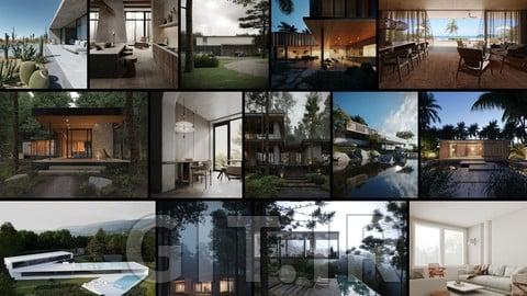 مسترکلاس M6 ArchViz در تری‌دی‌مکس و رندر Corona