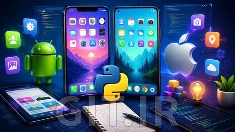 ساخت 20 اپلیکیشن حرفهای موبایل اندروید و iOS با پایتون