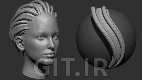 براش مو و مدل موی اختصاصی خودتان را در ZBrush بسازید