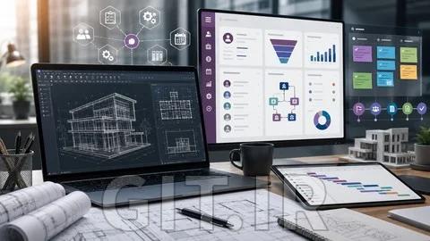 تسلط به مهارت‌های AutoCAD 2026 ،Odoo CRM و مدیریت پروژه