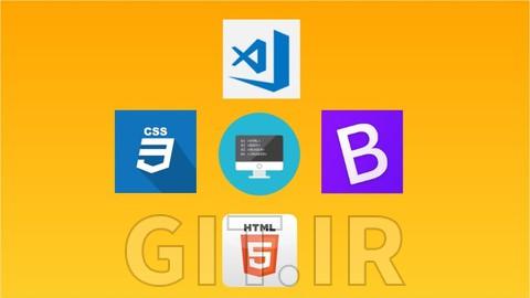 تسلط بر HTML5 ،CSS3 ،Bootstrap5 با ساخت وب سایت ریسپانسیو