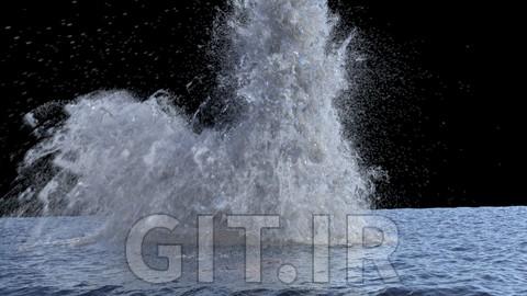 تسلط به WaterFX در Houdini - افکت سقوط هواپیما