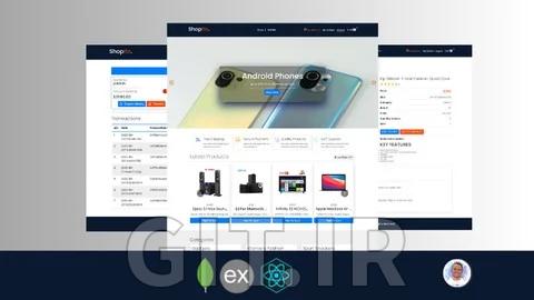 دوره تجارت الکترونیک MERN (+ کیف پول دیجیتال فین‌تک) - Shopito