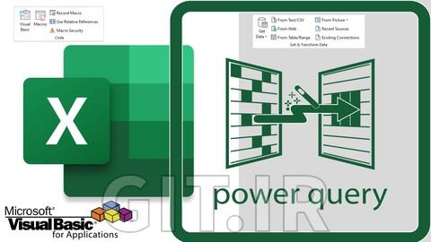 آموزش ماکروهای VBA اکسل و Power Query (دو آموزش در یک دوره)