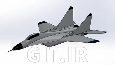 آموزش Mikoyan Mig-29 :SOLIDWORKS