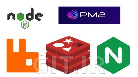 خوشه نود جی اس با PM2 و RabbitMQ و Redis و Nginx