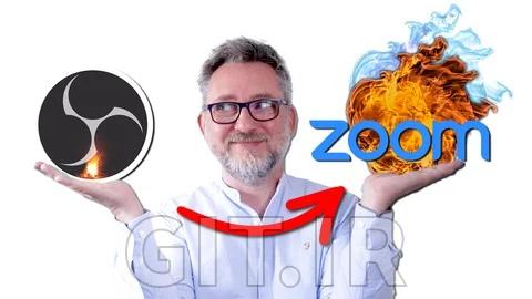 ارتقای ارائه‌های Zoom با OBS Studio - مسترکلاس