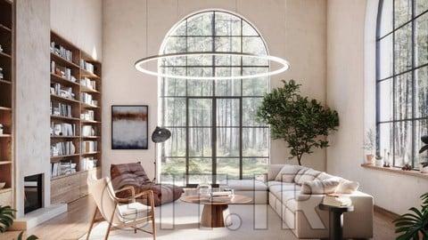 مصورسازی حرفه‌ای داخلی - 3ds Max + Corona