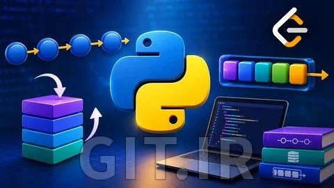 دوره Python DSA - تمرین‌های LEETCODE - لیست پیوندی، استک و صف