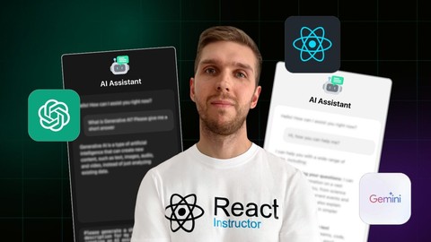چت بات هوش مصنوعی ری اکت ساخته شده با ChatGPT و Gemini AI چت بات هوش مصنوعی ری اکت ساخته شده با ChatGPT و Gemini AI