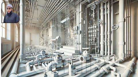 دوره کامل مبتنی بر پروژه‌ طراحی تأسیسات لوله‌کشی در Revit