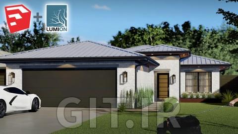 دوره SketchUp 2020: طراحی خانه از 2D تا 3D