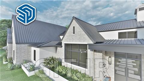 دوره SketchUp برای معماران - تسلط به سقف‌ها