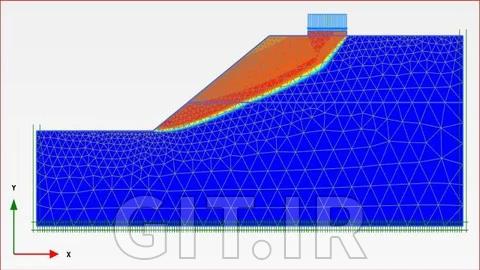 تحلیل پایداری شیب با استفاده از PLAXIS 2D