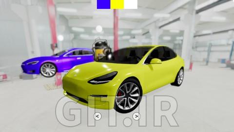 یادگیری Three.js با ری اکت: ساخت ورک شاپ سه بعدی تسلا 2021 یادگیری Three.js با ری اکت: ساخت ورک شاپ سه بعدی تسلا 2021