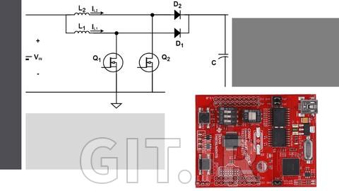 کنترل یک مبدل بوست اینترلیود با TMS320 DSP