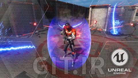 سری افکت های بصری علمی-تخیلی UE5 - بخش 3 - سپر انرژی و VFX نارنجک