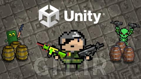 دوره توسعه بازی دوبعدی Dungeon Gunner Roguelike در یونیتی دوره توسعه بازی دوبعدی Dungeon Gunner Roguelike در یونیتی