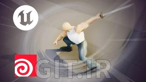 افکت های ویژه Combat Sweep با سیستم نیاگارا در Unreal Engine