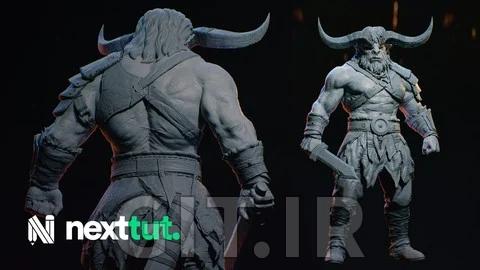 مجسمه‌سازی پیشرفته موجودات در ZBrush برای تولید