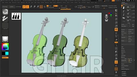 دوره ZBrush برای طراحان جواهرات: درک هندسه ZBrush