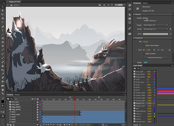 adobe animate projects for high school students