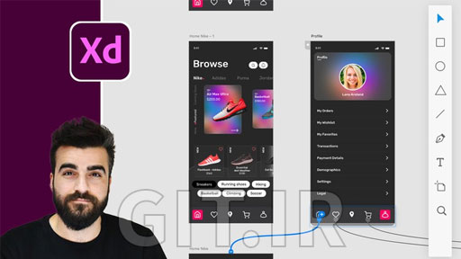 طراحی تجربه کاربری - مگا کورس Adobe XD
