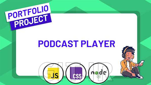 ساخت یک پلیر پادکست با JavaScript ،CSS و Node.js