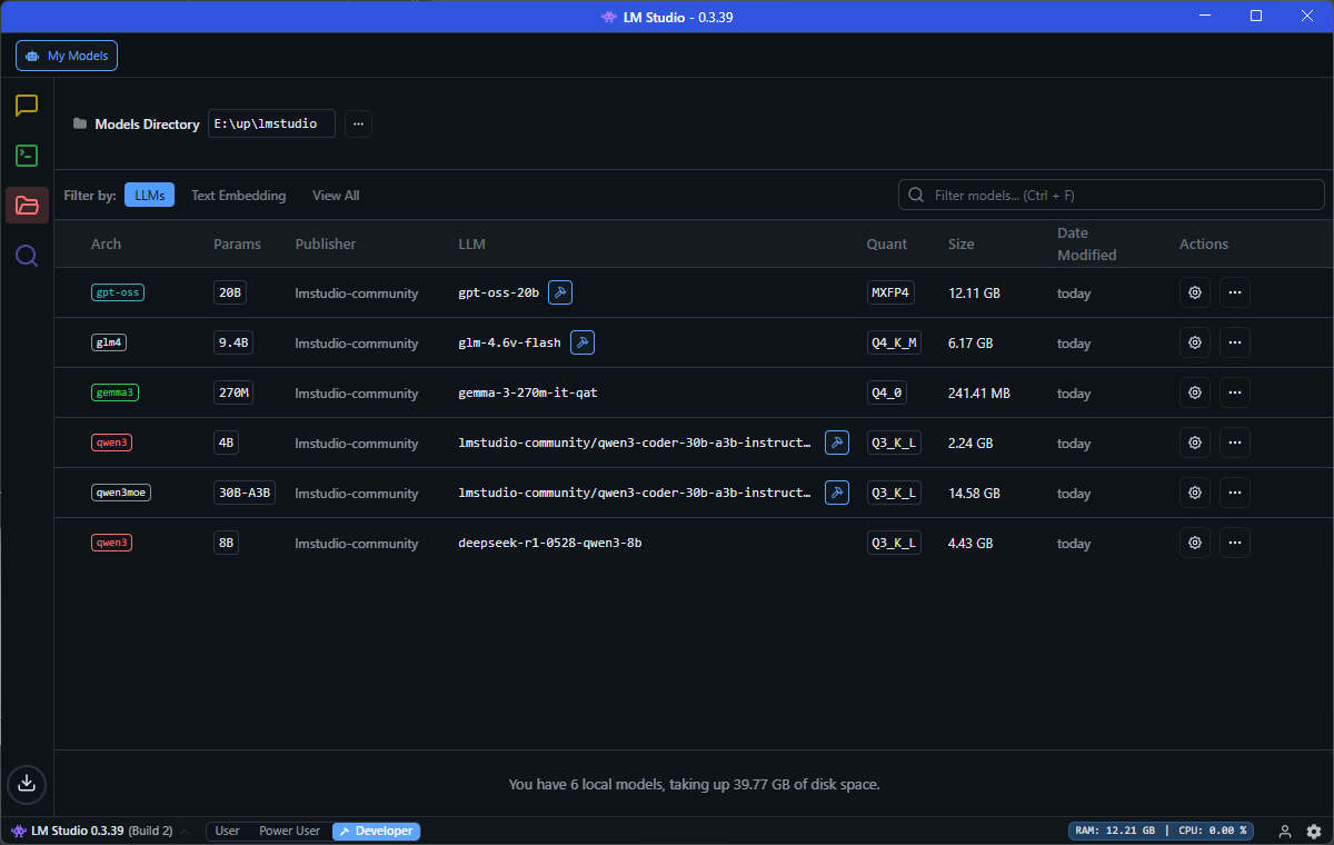 راه اندازی lm studio