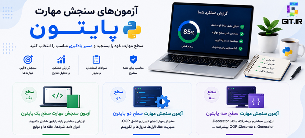 آزمون های سنجش مهارت پایتون