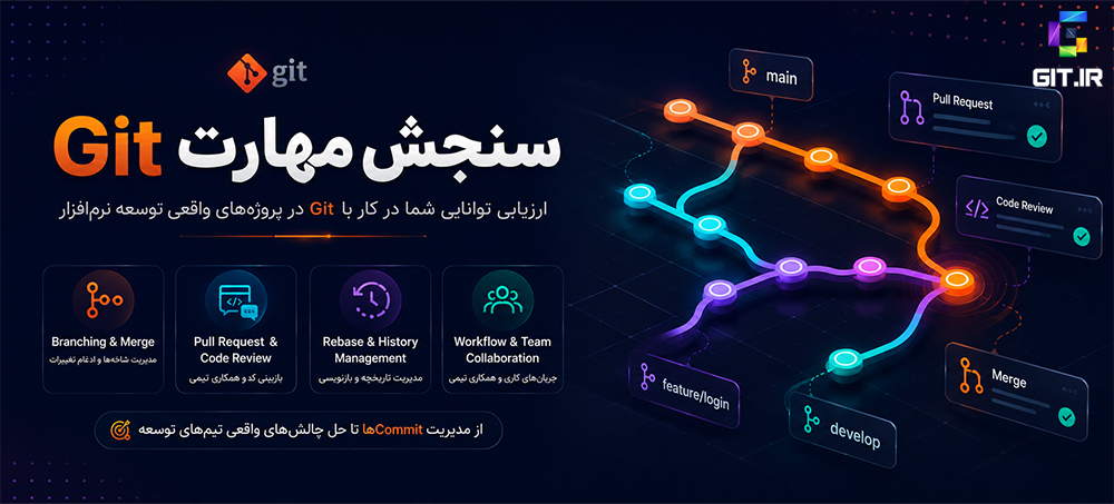 آزمون سنجش مهارت گیت (Git)