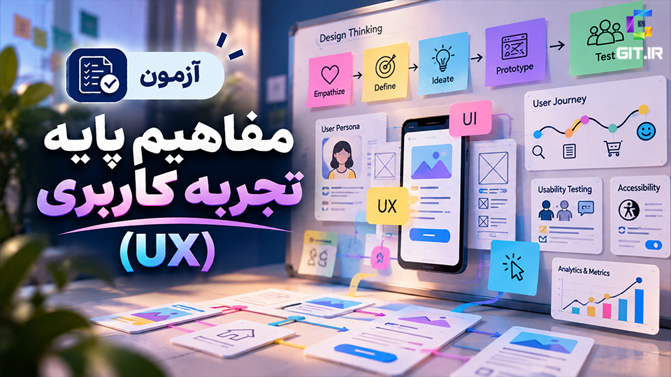 آزمون مفاهیم پایه تجربه کاربری (UX Fundamentals)